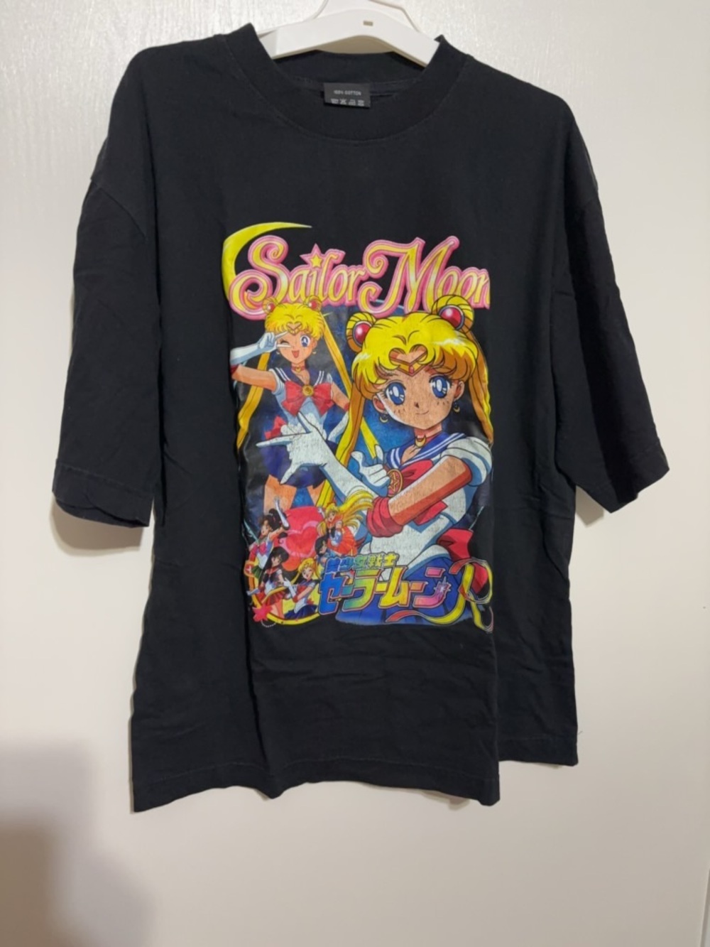 Sailor Moon Graphic Tee Black T-Shirt MustHave Original Size Large